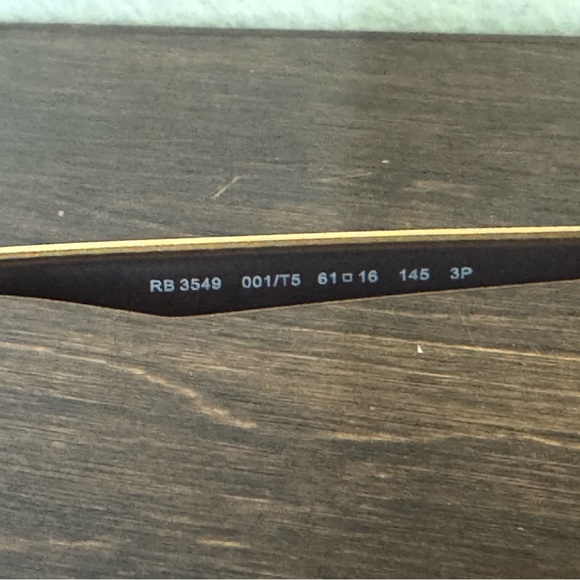 Ray-Ban Gold and Brown Aviator Sunglasses Polarized - Picture 4 of 6